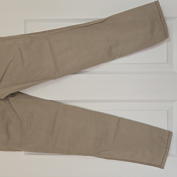 🤎 Maurices Khaki Slim Straight Ankle Pants Mid Rise Size 0 Neutral - Picture 11 of 15